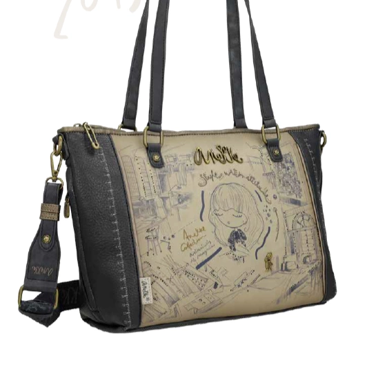 Torebka shopper - ANEKKE MADEMOISELLE STUDIO 41842-412