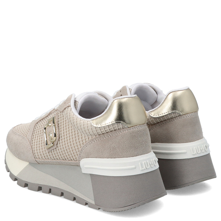 Sneakersy premium  - LIU JO AMAZING 25 BEŻOWE