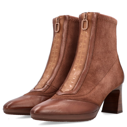 Hiszpańskie botki z zamkiem - HISPANITAS HI254186 BRĄZOWE