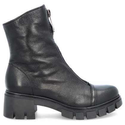 Wygodne botki ze skóry - SIMEN 3264A CZARNY