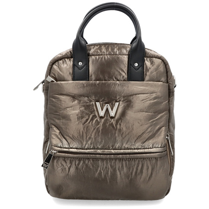 Plecak damski - WONDERS WB-52006 SZAROBRĄZOWY