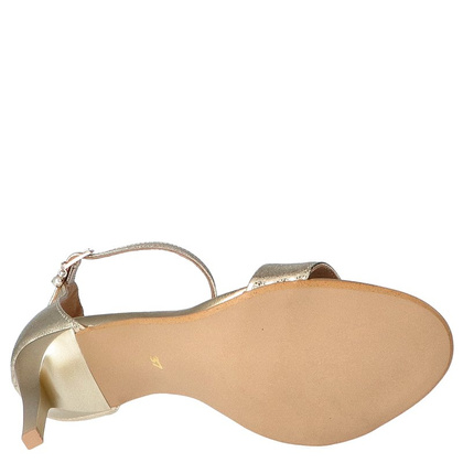 Sandały na szpilce - TYMOTEO LALA ZŁOTE