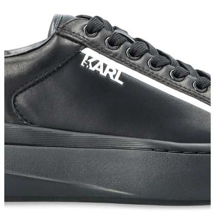Sneakersy męskie - KARL LAGERFELD KRONOS KL54020 CZARNE