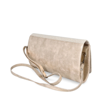 Damska torebka wizytowa - TYMOTEO 12 ZŁOTA