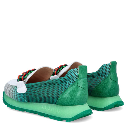 Hiszpańskie półbuty - HISPANITAS BHV253948 ZIELONE