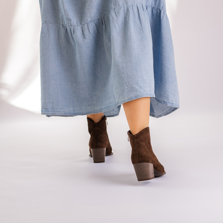 ZESTAW BUTY + TOREBKA  - TYMOTEO G1074 TOSCANIO G131 BRĄZOWY