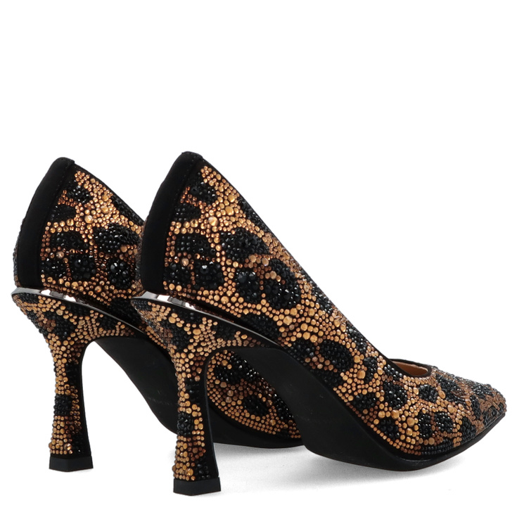 Hiszpańskie szpilki z cyrkoniami - ALMA EN PENA I250403 PANTERKA