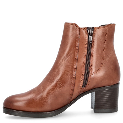 Wygodne botki ze skóry - PARROTTO WH70H04 BRĄZOWE