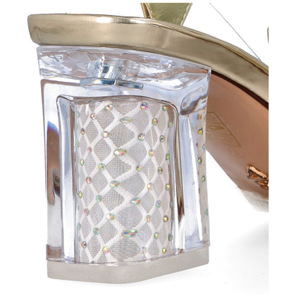 Sandały silikonowe - SCAVIOLA S-169 ZŁOTE