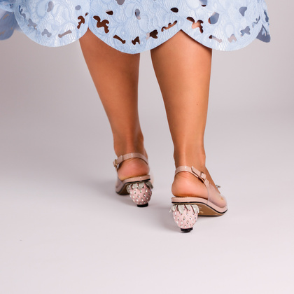 Sandały silikonowe - SCAVIOLA S-365 RÓŻOWE