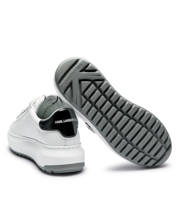 Sneakersy męskie - KARL LAGERFELD KAPRI LUG KL57530 BIAŁE