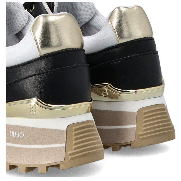 Sneakersy premium - LIU JO MAXI WONDER 87 CZARNE