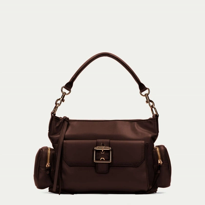 Hiszpańska torebka damska - HISPANITAS BI254140 BRĄZOWA