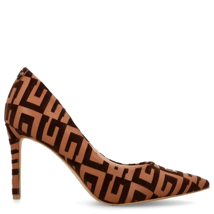 Klasyczne szpilki premium - GUESS PIERA3 FL7PR3FAL08 BRĄZOWE