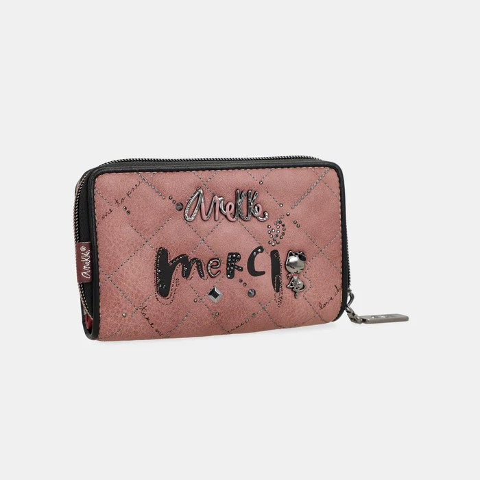 Średni damski portfel - ANEKKE MADEMOISELLE PARISIAN 41819-909