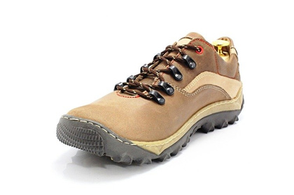Polskie buty trekkingowe, skóra - KENT 268 BRĄZOWE