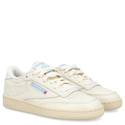 Sneakersy damskie - REEBOK CLUB C 85 VINTAGE GX3687 BEŻOWE