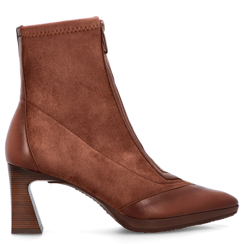 Hiszpańskie botki z zamkiem - HISPANITAS HI254186 BRĄZOWE