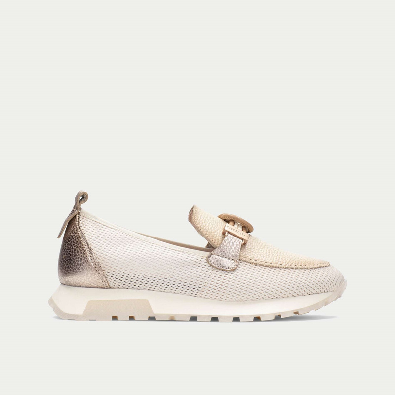 Hiszpańskie półbuty - HISPANITAS HV264857 KREMOWE