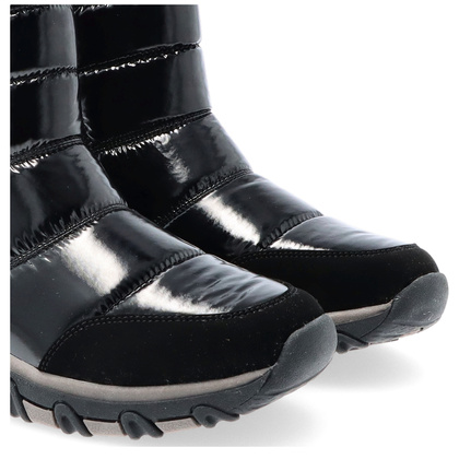 Damskie śniegowce z zamkami - CAPRICE 9-26436-43 CZARNE