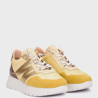 Hiszpańskie sneakersy premium - WONDERS A-24100 WANILIOWE