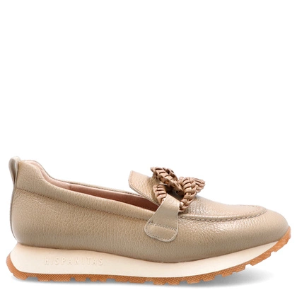 Hiszpańskie półbuty z klamrą - HISPANITAS HI254238 BEŻOWE