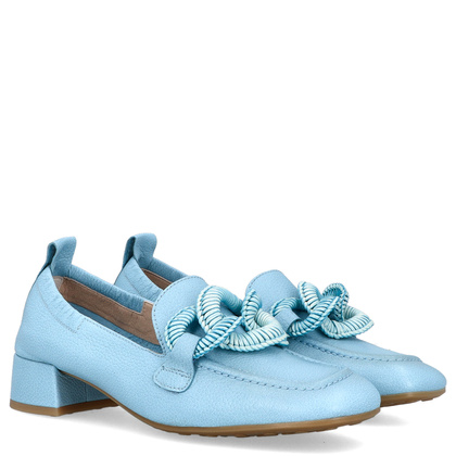 Hiszpańskie półbuty na obcasie - HISPANITAS HV254064 BŁĘKITNE