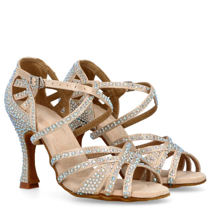 TYMOTEO D1 – profesjonalne buty taneczne z cyrkoniami na bal maturalny