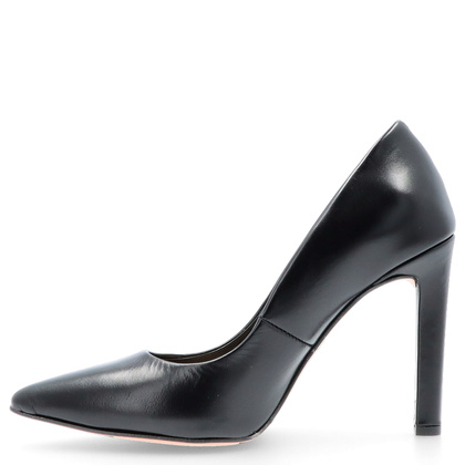 Klasyczne szpilki ze skóry - TYMOTEO 594 CZARNE