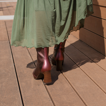 Hiszpańskie botki z zamkiem - HISPANITAS CHI254186 MULTIKOLOR