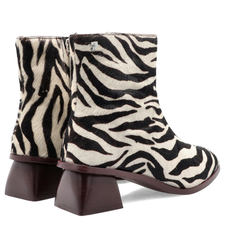 Botki z motywem zwierzęcym - GIOSEPPO 776872 ZEBRA