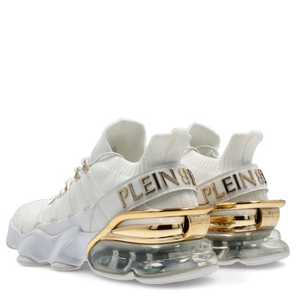 Sneakersy premium - PLEIN SPORT SADS USC0518 BIAŁE