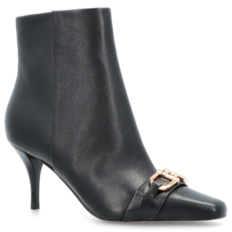 Botki na szpilce premium - GUESS SILENE FL8SILLEA10 CZARNE