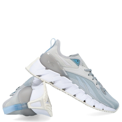 Sportowe sneakersy damskie - REEBOK ZIG KINETICA 3 HR1318 SZARE