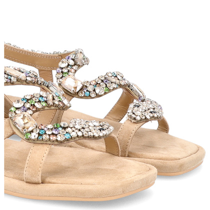 Eleganckie hiszpańskie sandały - ALMA EN PENA V240822 BEŻOWE