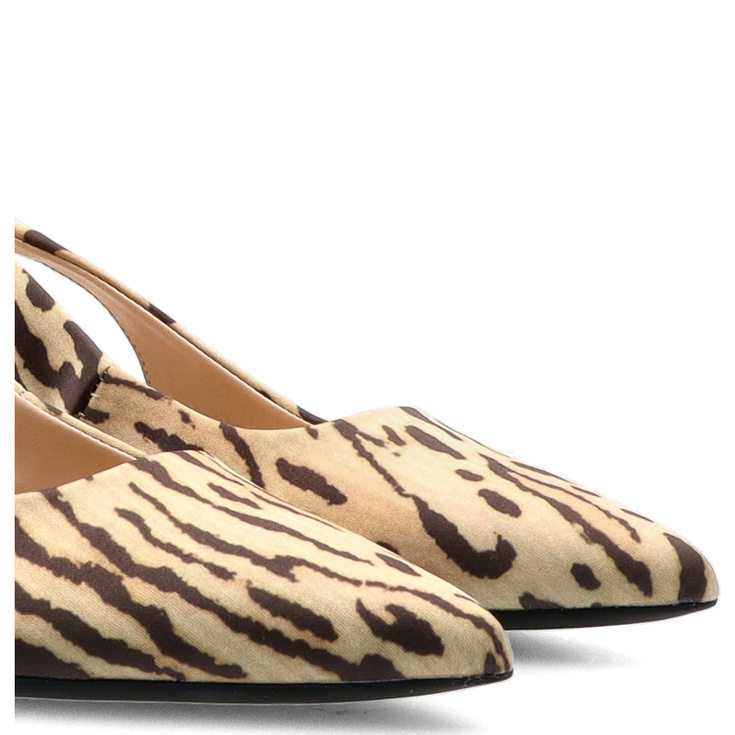 Czółenka bez pięty z motywem zwierzęcym  - LIU JO SANDIE 08