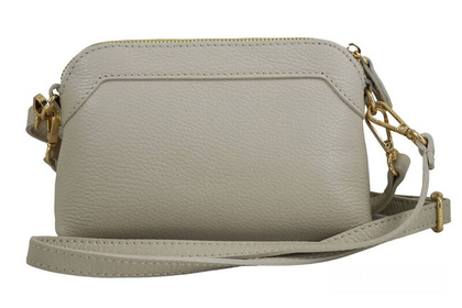 Mała torebka wieczorowa ze skóry - BARBERINIS 967-10 BEŻOWA