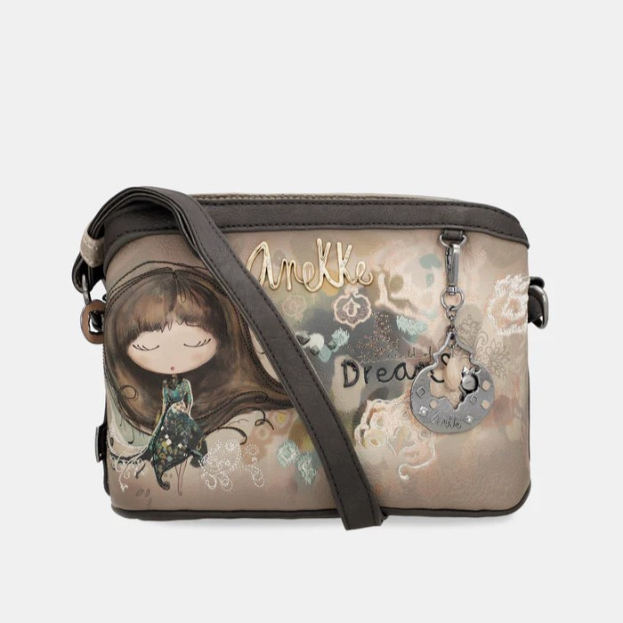 Torebka damska z przegródkami - ANEKKE REAL 41703-258