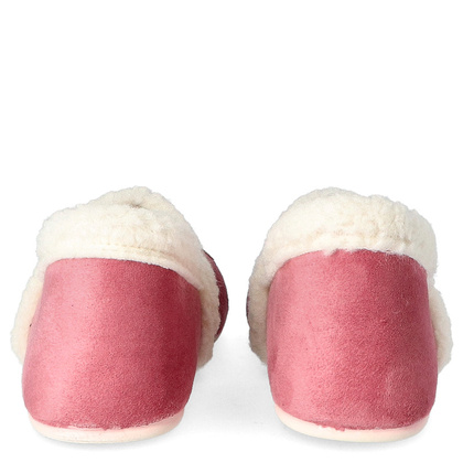 Luksusowe kapcie z futerkiem - MACARENA ANAIS 26 RÓŻOWE
