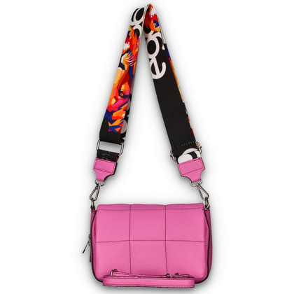 Pikowana listonoszka - ES-S0148 23WL RÓŻOWA