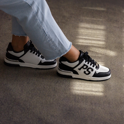 Sneakersy premium unisex - PLEIN SPORT SAES-USC0737 CZARNE