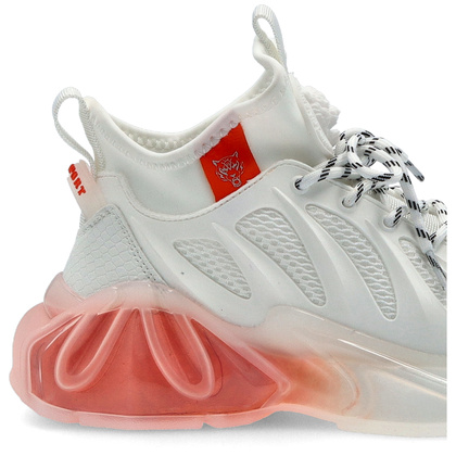 Sneakersy premium - PLEIN SPORT PACS USC0435 BIAŁE