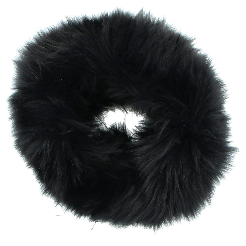 Luksusowa opaska z futra naturalnego - TYMOTEO LOVE  K4 CZARNA