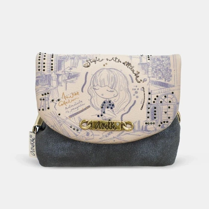 Mały damski portfel z klapką - ANEKKE MADEMOISELLE STUDIO 41849-016