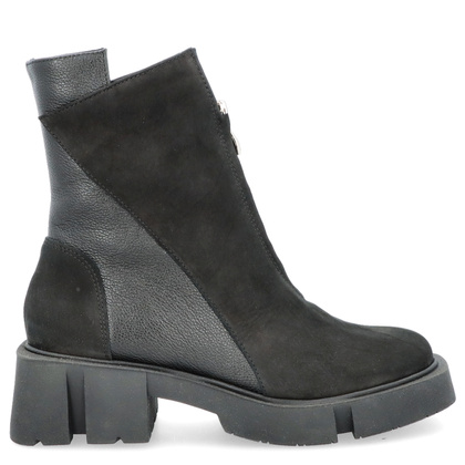 Wygodne botki ze skóry - TYMOTEO 2164/1 CZARNY