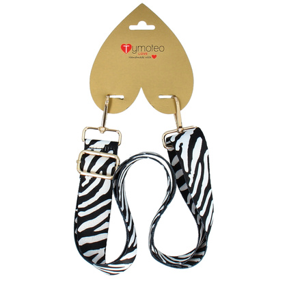 Wymienny pasek do torebki - TYMOTEO LOVE 06 ZEBRA