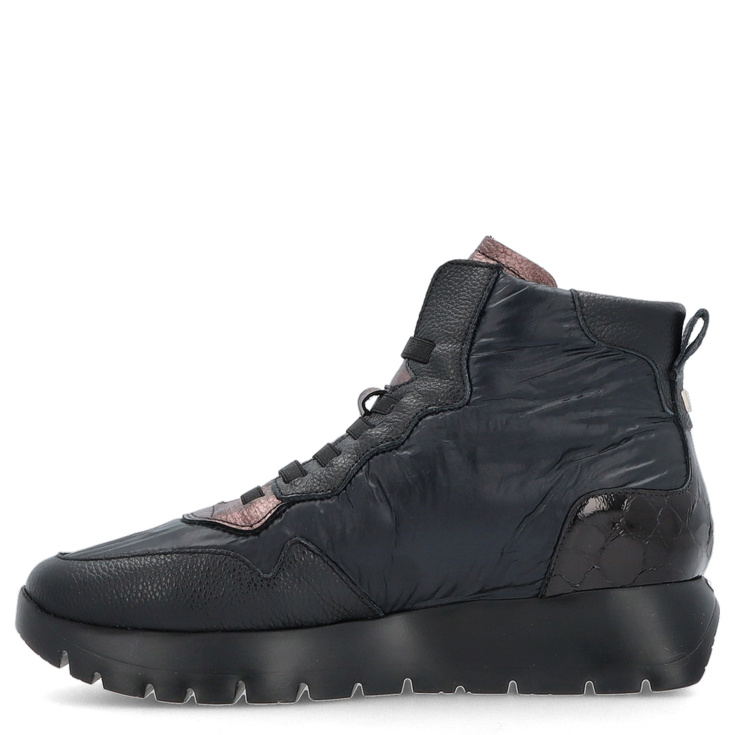 ZESTAW BUTY I TOREBKA - WONDERS A-2493 WB-54025 CZARNY