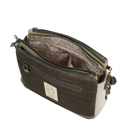 Torebka damska trzykomorowa - ANEKKE MUSE AMPHORA 42713-184