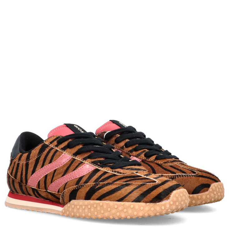Hiszpańskie sneakersy damskie - GIOSEPPO 77010 BRĄZOWE