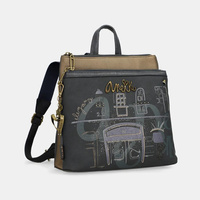 Kwadratowy plecak damski - ANEKKE MADEMOISELLE BOUTIQUE 41855-233